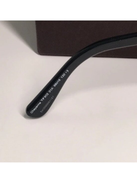 Brand New Tom Ford TF903 Cheyenne Aviator-Style Sunglasses – Black / Grey” main image 6
